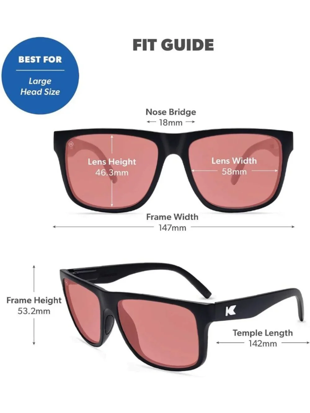 Stylish Large Polarized Sunglasses for Men & Women - UV400 Protection, Trendy